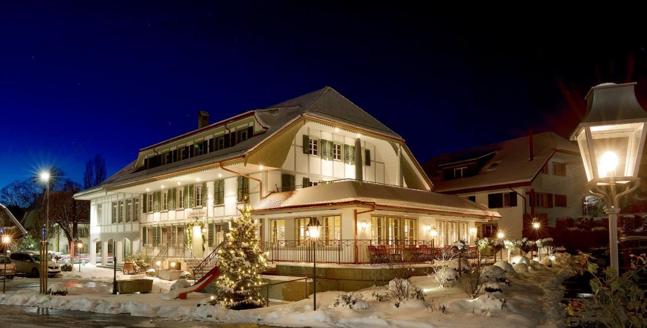 Gasthof Zum Schluessel La Meridienne Fribourg Sa Ueberstorf Exterior foto