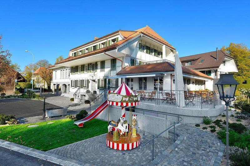 Gasthof Zum Schluessel La Meridienne Fribourg Sa Ueberstorf Exterior foto